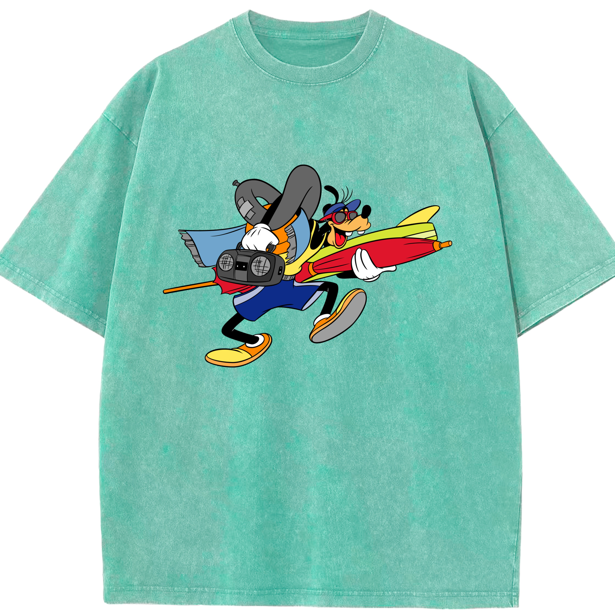 （画像用） ミッキーマウス Mickey Mouse 綿100% ヴィンテージ風 半袖Tシャツ（フロントプリント）